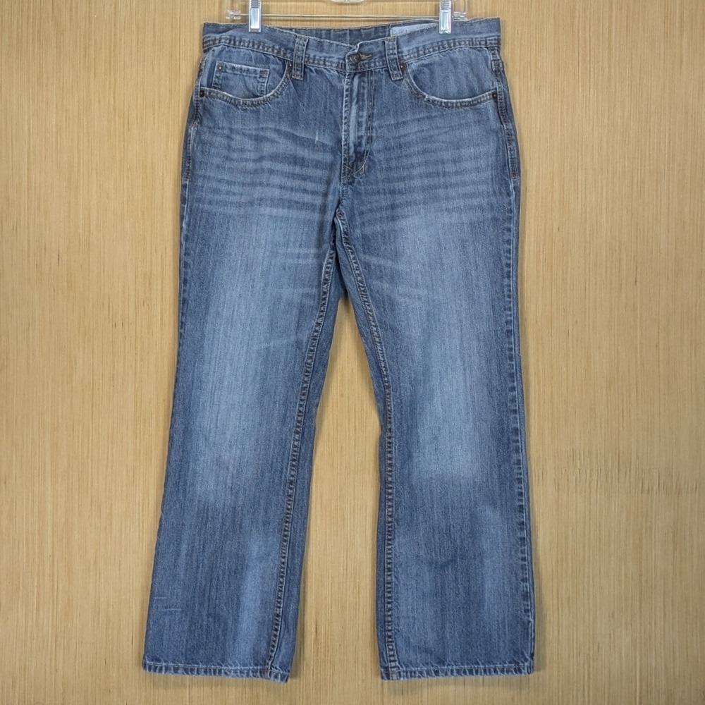 T.K. Axel Griswold Men Jean Slim Straight Blue‎ Wash Denim Casual 34x29